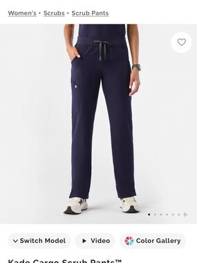 Figs Kade Cargo Pant — Navy Medium